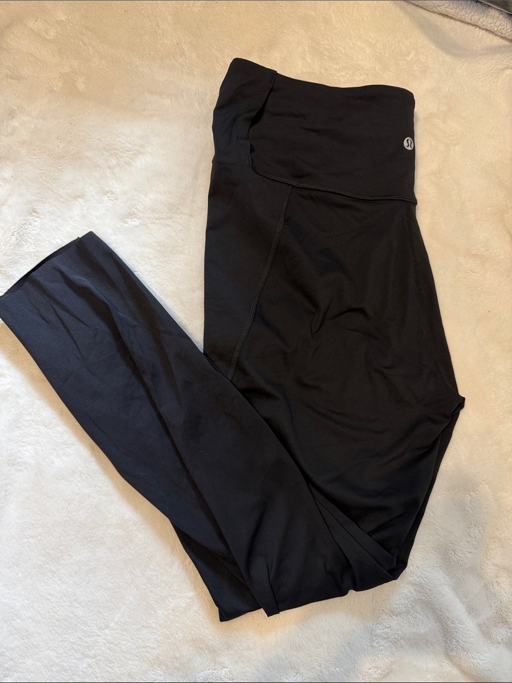 lululemon Free to Speed High Rise Black Leggings 12 - 25” inseam - like new! - Picture 4 of 10